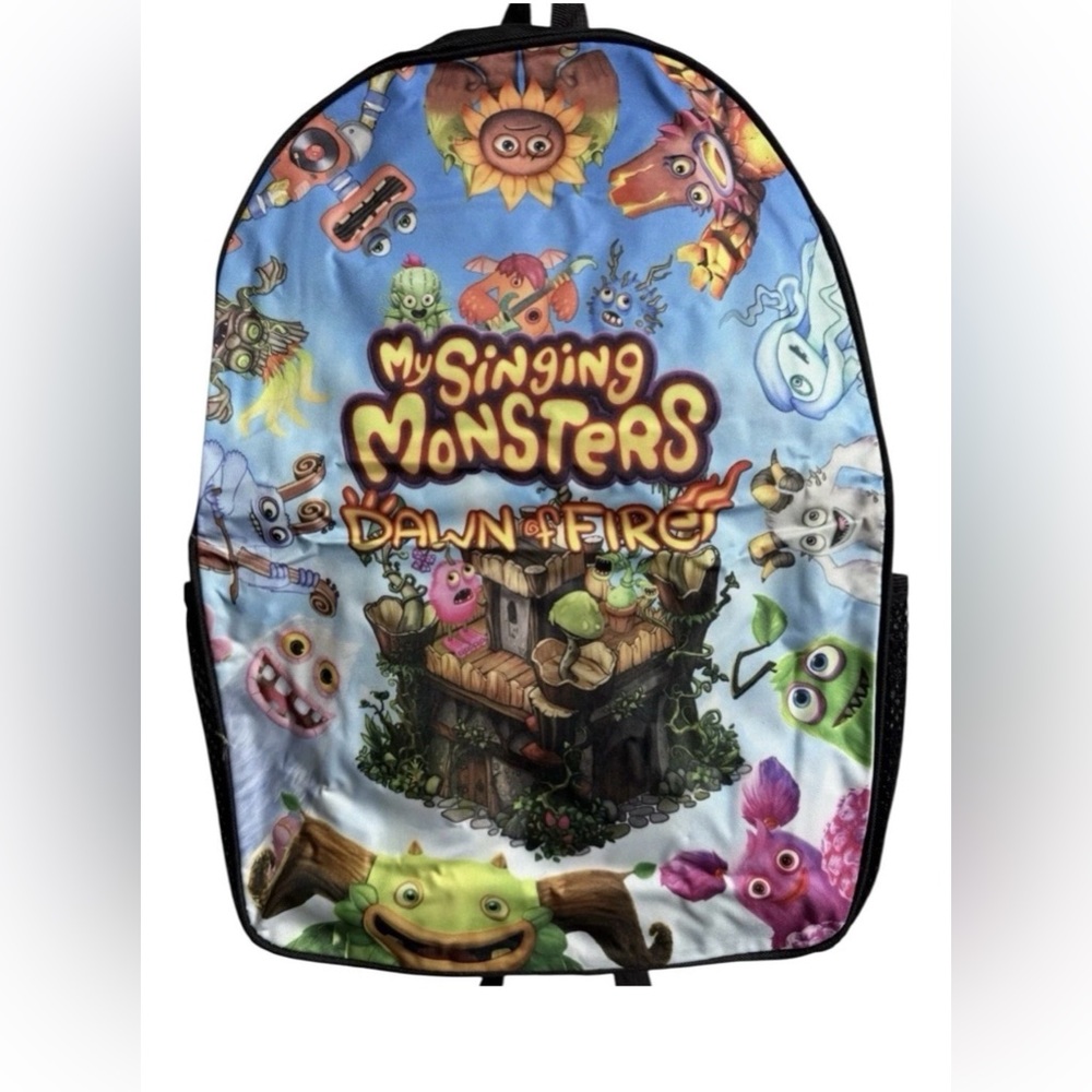 My Singing Monsters Backpack/Bookbag
Multi, Unisex NWT